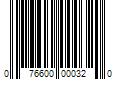 Barcode Image for UPC code 076600000320