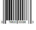 Barcode Image for UPC code 076600000863