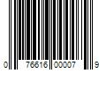 Barcode Image for UPC code 076616000079