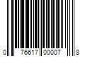 Barcode Image for UPC code 076617000078