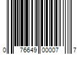 Barcode Image for UPC code 076649000077