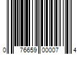 Barcode Image for UPC code 076659000074