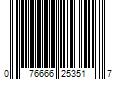 Barcode Image for UPC code 076666253517