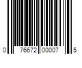 Barcode Image for UPC code 076672000075