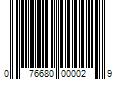 Barcode Image for UPC code 076680000029