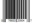 Barcode Image for UPC code 076683209047