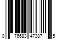 Barcode Image for UPC code 076683473875