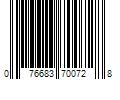 Barcode Image for UPC code 076683700728