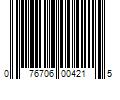 Barcode Image for UPC code 076706004215