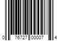 Barcode Image for UPC code 076727000074