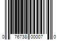 Barcode Image for UPC code 076738000070