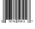 Barcode Image for UPC code 076742505127