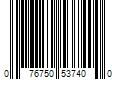 Barcode Image for UPC code 076750537400