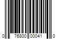 Barcode Image for UPC code 076800000410