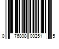 Barcode Image for UPC code 076808002515