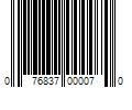 Barcode Image for UPC code 076837000070