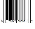 Barcode Image for UPC code 076842000072