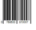 Barcode Image for UPC code 0768533810007