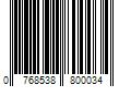 Barcode Image for UPC code 0768538800034