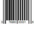 Barcode Image for UPC code 076860000016