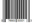 Barcode Image for UPC code 076900000013