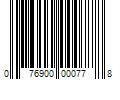 Barcode Image for UPC code 076900000778