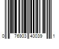 Barcode Image for UPC code 076903400391