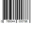 Barcode Image for UPC code 0769344000786