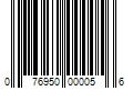 Barcode Image for UPC code 076950000056