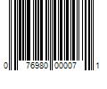 Barcode Image for UPC code 076980000071