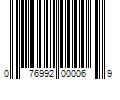 Barcode Image for UPC code 076992000069