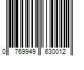 Barcode Image for UPC code 0769949630012