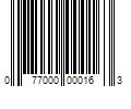 Barcode Image for UPC code 077000000163