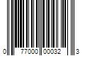 Barcode Image for UPC code 077000000323