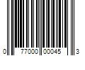 Barcode Image for UPC code 077000000453