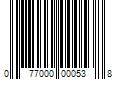 Barcode Image for UPC code 077000000538