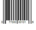 Barcode Image for UPC code 077000001016