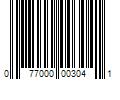 Barcode Image for UPC code 077000003041