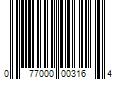 Barcode Image for UPC code 077000003164