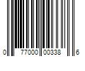 Barcode Image for UPC code 077000003386