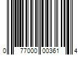 Barcode Image for UPC code 077000003614