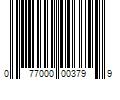 Barcode Image for UPC code 077000003799