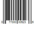 Barcode Image for UPC code 077000005236