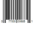 Barcode Image for UPC code 077000006851