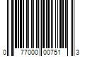 Barcode Image for UPC code 077000007513