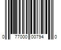 Barcode Image for UPC code 077000007940