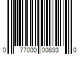 Barcode Image for UPC code 077000008930