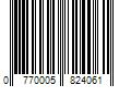 Barcode Image for UPC code 0770005824061