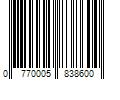 Barcode Image for UPC code 0770005838600