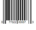 Barcode Image for UPC code 077022000073. Product Name: 